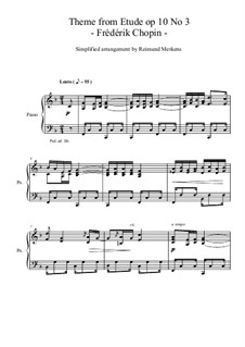 No.3 ми мажор: Easy version by Фредерик Шопен