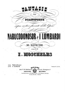 Фантазия на темы из оперы Верди 'Навуходоносор': Для фортепиано by Игнац Мошелес