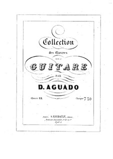 Шесть менуэтов и шесть вальсов, Op.12: Сборник by Дионисио Агуадо