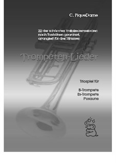 Trompeten-Lieder: Für Trio Trompete, Trompete, Posaune, Op.0301 by folklore