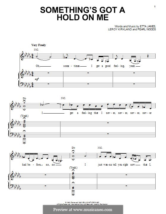 Something's Got a Hold on Me: Для голоса и фортепиано by Leroy Kirkland, Pearl Woods