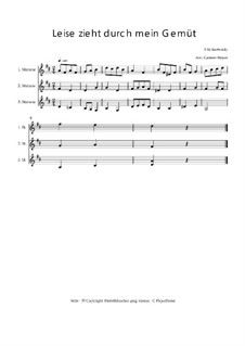 Шесть песен, Op.19a: No.5 Gruss, Op.010318 by Феликс Мендельсон-Бартольди