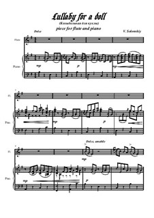 Колыбельная для куклы: Для флейты и фортепиано by Володимир Солонський