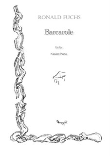 Barcarole: Barcarole by Ronald Fuchs