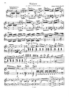 Весёлая война, Op.407: Вальс. Переложение для фортепиано by Иоганн Штраус (младший)