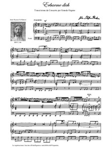 No.39 Ария 'Сжалься надо мною': Для органа by Иоганн Себастьян Бах
