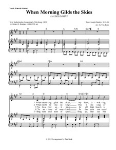 When Morning Gilds the Skies: Партитура by Джозеф Барнби