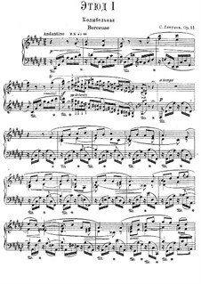 Двенадцать трансцендентных этюдов, Op.11: No.1 Колыбельная by Сергей Ляпунов