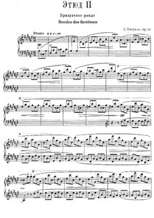 Двенадцать трансцендентных этюдов, Op.11: No.2 Призрачное рондо by Сергей Ляпунов