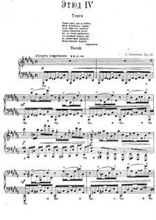 Двенадцать трансцендентных этюдов, Op.11: No.4 Терек by Сергей Ляпунов