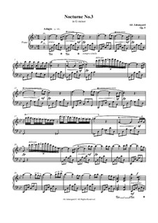 Nocturne No.3, Op.5: Nocturne No.3 by Ali Jahangard