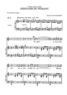 Sérénade du passant: Для среднего голоса и фортепиано by Жюль Массне