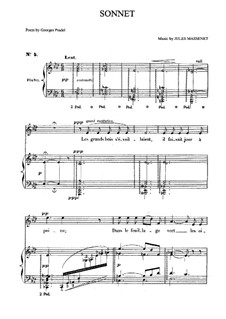 Сонет: Для среднего голоса и фортепиано by Жюль Массне
