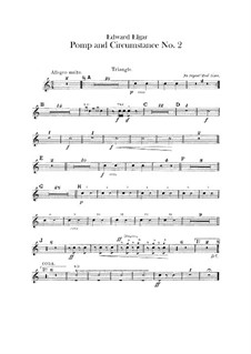 Марш No.2: Партии ударных by Эдуард Элгар