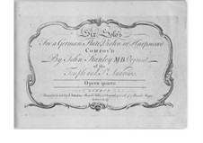 Шесть соло для флейты, скрипки или клавесина, Op.4: Шесть соло для флейты, скрипки или клавесина by Джон Стэнли
