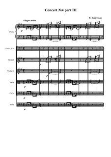 Концерт для виолончели c оркестром No.4 соль мажор, Op.65: Часть III by Георг Гольтерманн