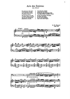 Оттон, король Германии, HWV 15: Arie des Emireno by Георг Фридрих Гендель