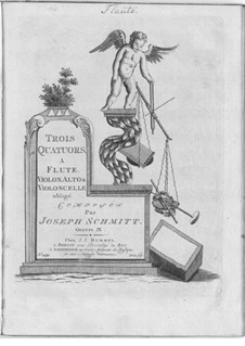 Три квартета для флейты и струнных, Op.9: Три квартета для флейты и струнных by Йозеф Шмитт