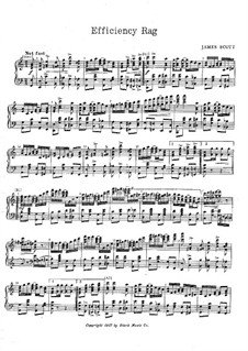 Efficiency Rag: Для фортепиано by Джеймс Скотт