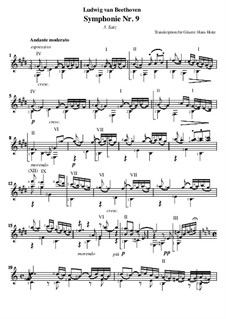 Часть III: For guitar by Людвиг ван Бетховен