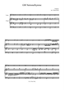 Боже, храни Королеву: Для скрипки и органа by folklore