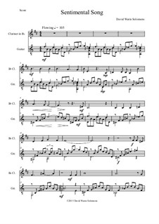 Sentimental Song: Для кларнета и гитары by Дэвид Соломонс