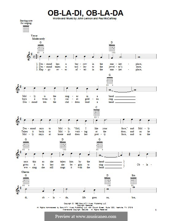 Instrumental version: Гитарная табулатура by John Lennon, Paul McCartney