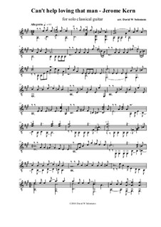 Can't Help Lovin' Dat Man (from Show Boat): For guitar solo by Джером Керн