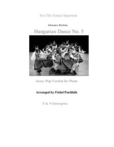 Танец No.5 фа-диез минор: Для фортепиано by Иоганнес Брамс