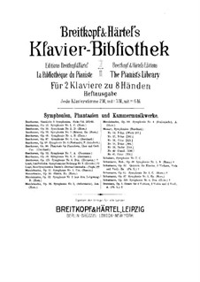 Симфоническая поэма No.3 'Прелюды' для оркестра, S.97: Версия для 2 фортепиано в 8 рук – партия II фортепиано by Франц Лист