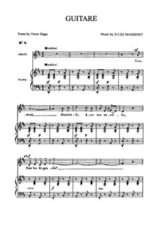 Guitare: Для среднего голоса и фортепиано by Жюль Массне