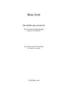 Des étoiles qui savent rire: Des étoiles qui savent rire by Боаз Авни
