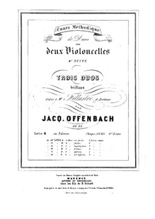Дуэты для двух виолончелей, Op.52: Дуэт No.3 – партии by Жак Оффенбах