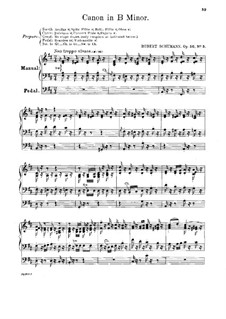 Этюды в форме канона, Op.56: No.5 си минор by Роберт Шуман