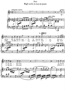 Begli occhi, io non mi pento: Фа мажор by Giacomo Antonio Perti