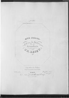 Piano version: Для одного исполнителя, S.558 No.12 by Франц Шуберт