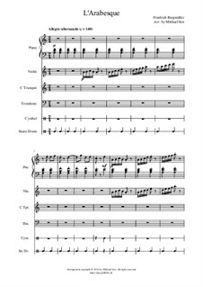 No.2 Арабеска: For chamber orchestra by Иоганн Фридрих Бургмюллер