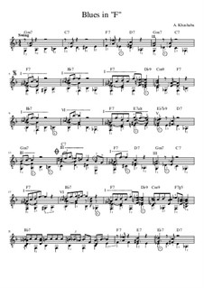 Blues in 'F': Blues in 'F' by Александр Хашаба