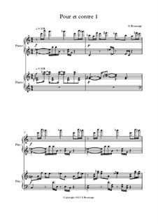 Pour et Contre 1 pour 2 Pianos: Pour et Contre 1 pour 2 Pianos by Stephane Boussuge