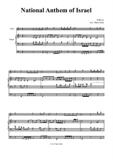 Ха-Тиква: Для флейты и органа by folklore