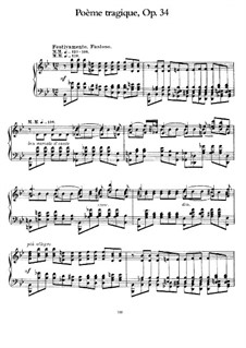 Трагическая поэма, Op.34: Для фортепиано by Александр Скрябин
