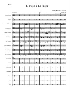 El Piojo Y La Pulga: For elementary mariachi orff ensemble by folklore