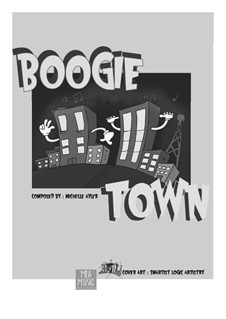 Boogie Town (Beginner Piano Solo): Boogie Town (Beginner Piano Solo) by MEA Music