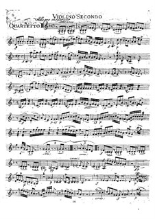 Струнный квартет No.15, K.421/K.417b: Партия II скрипки by Вольфганг Амадей Моцарт