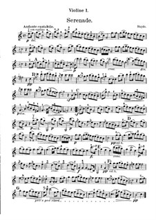 Струнный квартет фа мажор, Hob.III/17 Op.3 No.5: Movement II – parts by Йозеф Гайдн