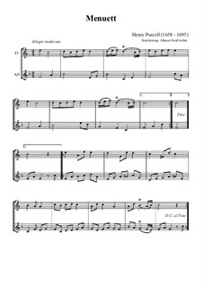 Menuett in C-Dur: Menuett in C-Dur by Генри Пёрсел