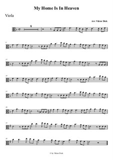 Мой дом на небе за облаками: Для альта by folklore