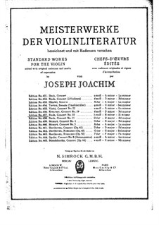 Скрипичный концерт No.10 си минор, Op.19: Для скрипки и фортепиано by Пьер Роде