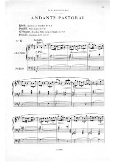 Двенадцать новелл для органа, Op.59: No.6 Andante pastoral by Теодор Саломе
