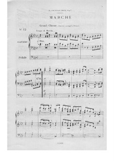 Двенадцать новелл для органа, Op.59: No.12 Марш by Теодор Саломе